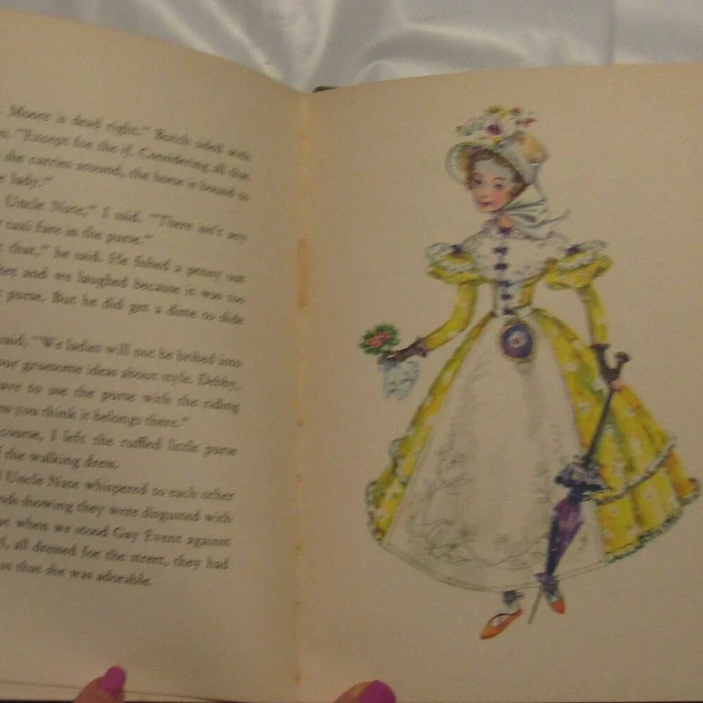 Super Rare THE WONDERFUL FASHION DOLL Book 1953 1st Ed Laura Bannon Color Plates